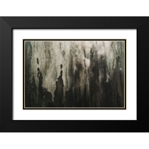 Grunge Window Black Modern Wood Framed Art Print with Double Matting by Mossholder, Tim