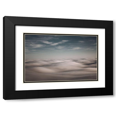 Above the Clouds Black Modern Wood Framed Art Print with Double Matting by Mossholder, Tim