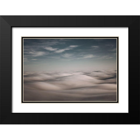 Above the Clouds Black Modern Wood Framed Art Print with Double Matting by Mossholder, Tim