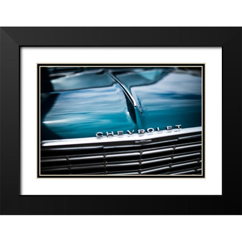 Chevy Black Modern Wood Framed Art Print with Double Matting by Mossholder, Tim