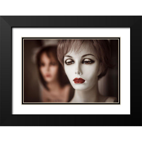 Beauty for Sale Black Modern Wood Framed Art Print with Double Matting by Mossholder, Tim