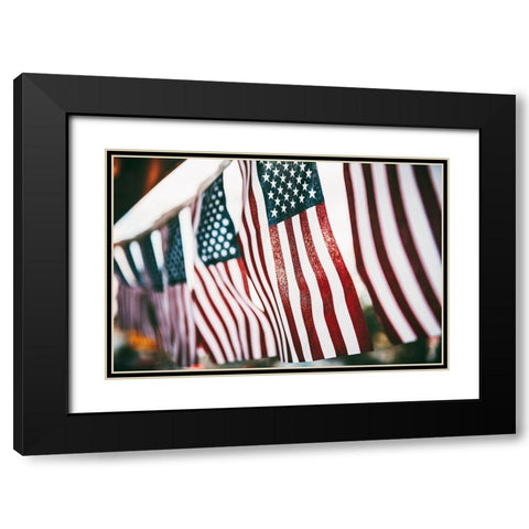 USAmerica Black Modern Wood Framed Art Print with Double Matting by Mossholder, Tim