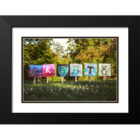 Create Black Modern Wood Framed Art Print with Double Matting by Mossholder, Tim