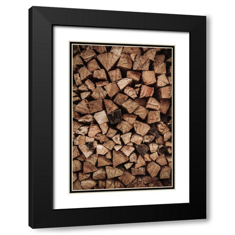 Wood Black Modern Wood Framed Art Print with Double Matting by Mossholder, Tim
