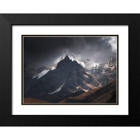 Thr Scene.. Black Modern Wood Framed Art Print with Double Matting by Chatterjee, Chayan
