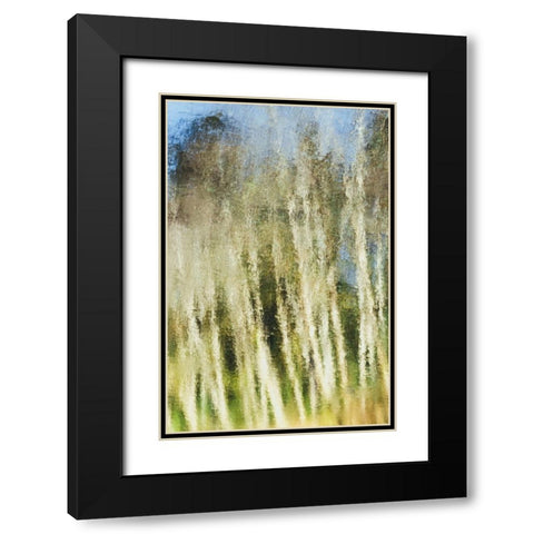 Acrylic Light Black Modern Wood Framed Art Print with Double Matting by Saito, Misaki