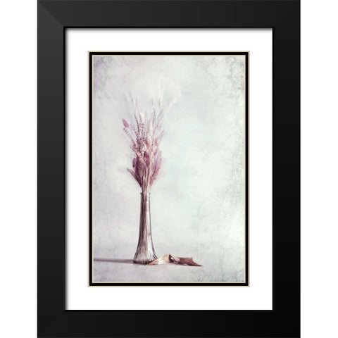 Bedazzled Black Modern Wood Framed Art Print with Double Matting by Kiral, Cicek