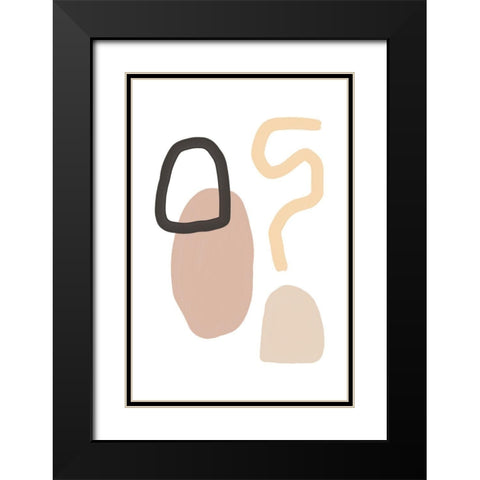 Here to Explore Black Modern Wood Framed Art Print with Double Matting by Sawall, Anastasia