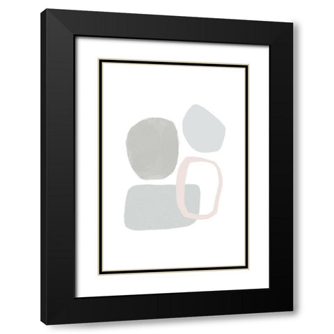 I am brave Black Modern Wood Framed Art Print with Double Matting by Sawall, Anastasia