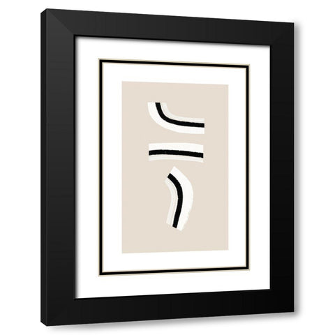 Cravings Black Modern Wood Framed Art Print with Double Matting by Sawall, Anastasia