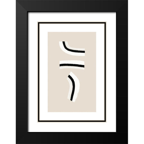 Cravings Black Modern Wood Framed Art Print with Double Matting by Sawall, Anastasia