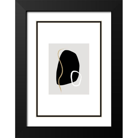 Thinking of You Black Modern Wood Framed Art Print with Double Matting by Sawall, Anastasia