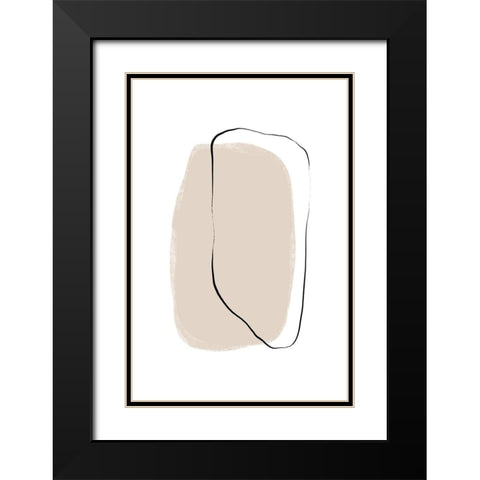 This is Real Black Modern Wood Framed Art Print with Double Matting by Sawall, Anastasia