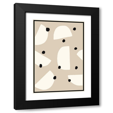 Feeling Crazy Black Modern Wood Framed Art Print with Double Matting by Sawall, Anastasia