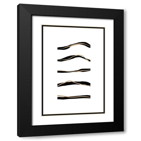 Double Line Black Modern Wood Framed Art Print with Double Matting by Sawall, Anastasia