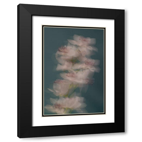 Slow motion Black Modern Wood Framed Art Print with Double Matting by Basso, Donatella