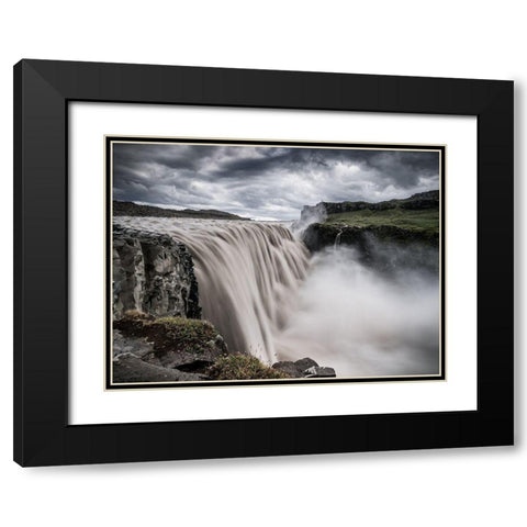 At The Edge Of The World Black Modern Wood Framed Art Print with Double Matting by Wonisch, Andreas