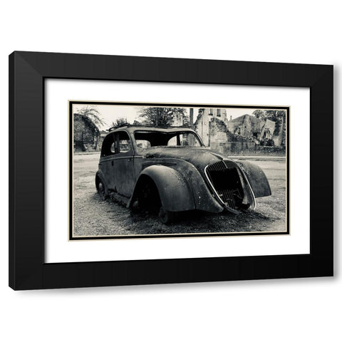French History Black Modern Wood Framed Art Print with Double Matting by Alcantara, Miguel