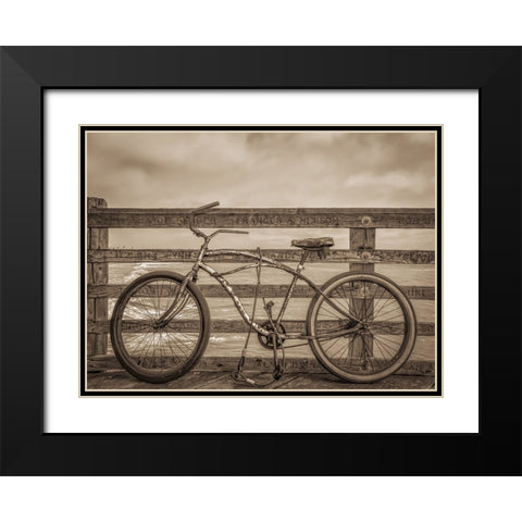 SomeoneS Treasure Black Modern Wood Framed Art Print with Double Matting by Reames, Teri
