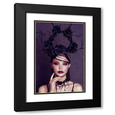 my wich Black Modern Wood Framed Art Print with Double Matting by Amar, Yoni