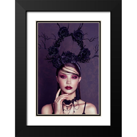 my wich Black Modern Wood Framed Art Print with Double Matting by Amar, Yoni