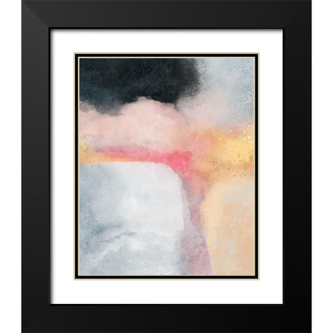 Billow Black Modern Wood Framed Art Print with Double Matting by Fredriksson, Elisabeth