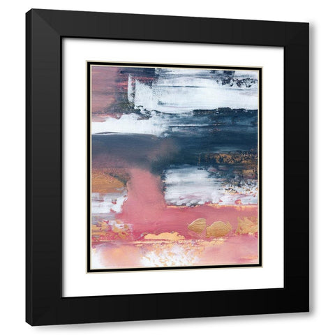 Tranquility Black Modern Wood Framed Art Print with Double Matting by Fredriksson, Elisabeth