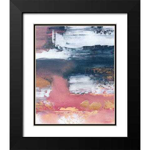 Tranquility Black Modern Wood Framed Art Print with Double Matting by Fredriksson, Elisabeth