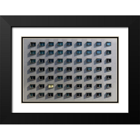 Early bird Black Modern Wood Framed Art Print with Double Matting by Cederberg, Marcus