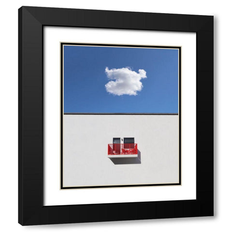 Local forecast Black Modern Wood Framed Art Print with Double Matting by Cederberg, Marcus