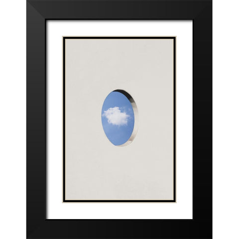 Cloud services Black Modern Wood Framed Art Print with Double Matting by Cederberg, Marcus