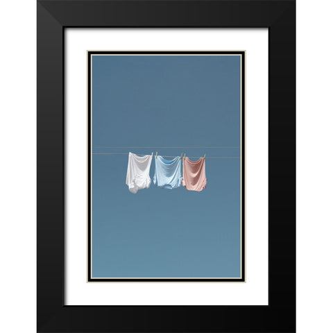 Laundry Black Modern Wood Framed Art Print with Double Matting by Cederberg, Marcus