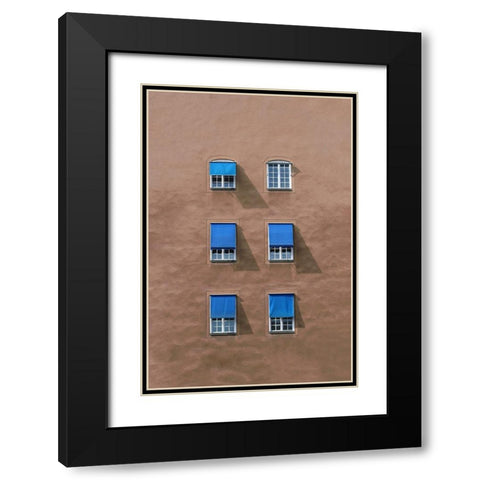 Blinds Black Modern Wood Framed Art Print with Double Matting by Cederberg, Marcus