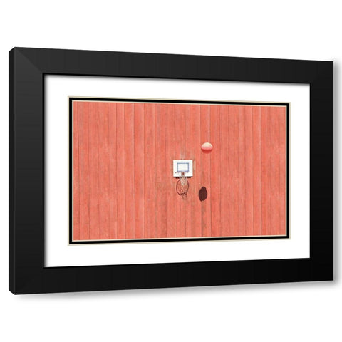 In or out Black Modern Wood Framed Art Print with Double Matting by Cederberg, Marcus