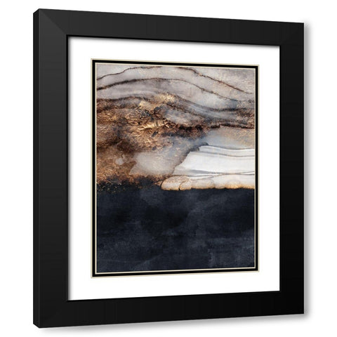 Incoming Storm Black Modern Wood Framed Art Print with Double Matting by Fredriksson, Elisabeth
