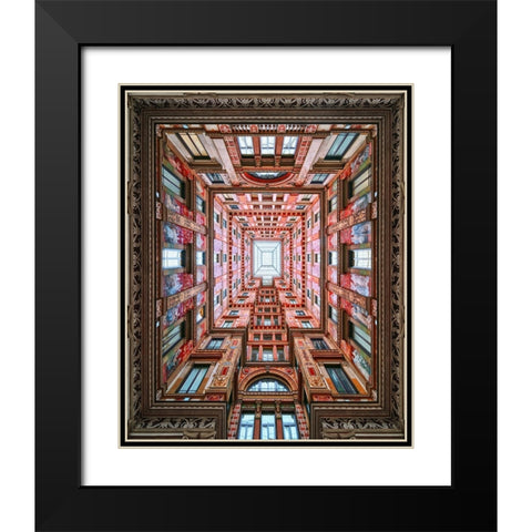 FantaSciarra Black Modern Wood Framed Art Print with Double Matting by Alvaro, Alberto