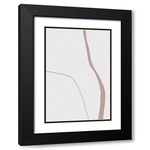 Memory Lane Black Modern Wood Framed Art Print with Double Matting by Sawall, Anastasia