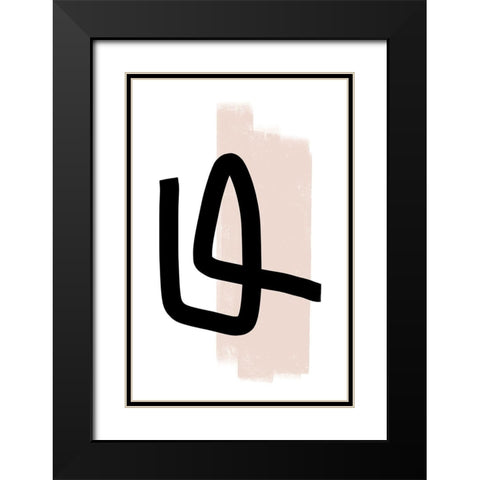 Why Not Black Modern Wood Framed Art Print with Double Matting by Sawall, Anastasia