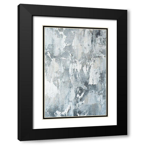 Heavy Texture Black Modern Wood Framed Art Print with Double Matting by Sawall, Anastasia