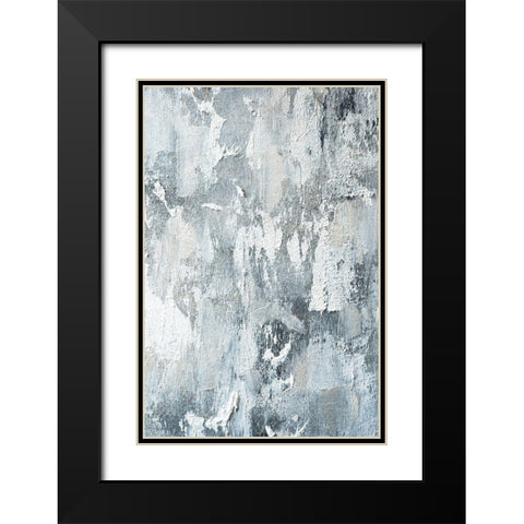 Heavy Texture Black Modern Wood Framed Art Print with Double Matting by Sawall, Anastasia