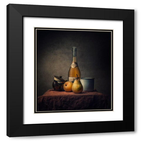 Still Life Black Modern Wood Framed Art Print with Double Matting by Adrian Chis, Paul