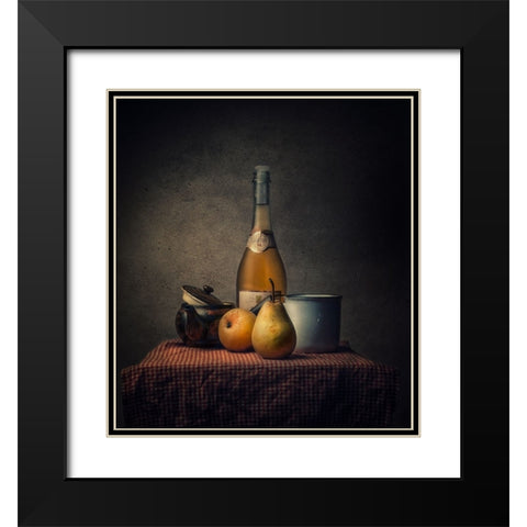 Still Life Black Modern Wood Framed Art Print with Double Matting by Adrian Chis, Paul