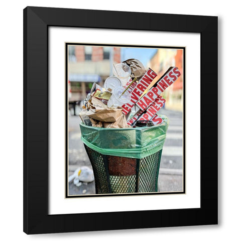 Happiness, New York City, 2022 Black Modern Wood Framed Art Print with Double Matting by Keiger, Dale