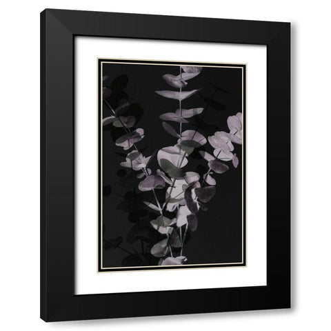 Eucalyptus_Negative_001 Black Modern Wood Framed Art Print with Double Matting by 1x Studio III