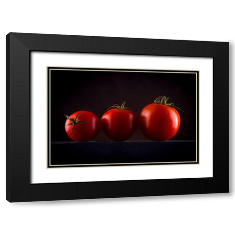 Food Art Black Modern Wood Framed Art Print with Double Matting by Dhuper, Sumit