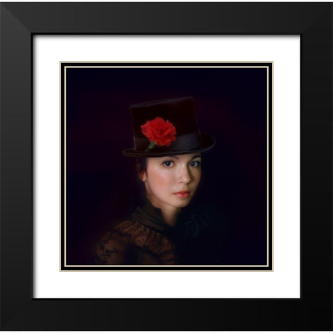 ****** Black Modern Wood Framed Art Print with Double Matting by Melik-Nubarova, Svetlana