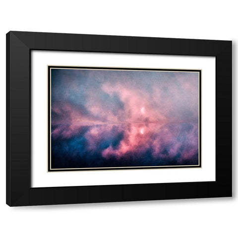 Mystical Moonrise I Black Modern Wood Framed Art Print with Double Matting by Tao, Vitee
