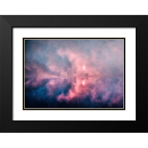 Mystical Moonrise I Black Modern Wood Framed Art Print with Double Matting by Tao, Vitee