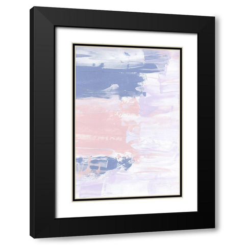 Pastel Fun Black Modern Wood Framed Art Print with Double Matting by Sawall, Anastasia