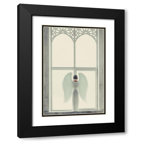 Windows of Angel Black Modern Wood Framed Art Print with Double Matting by InTheMoment